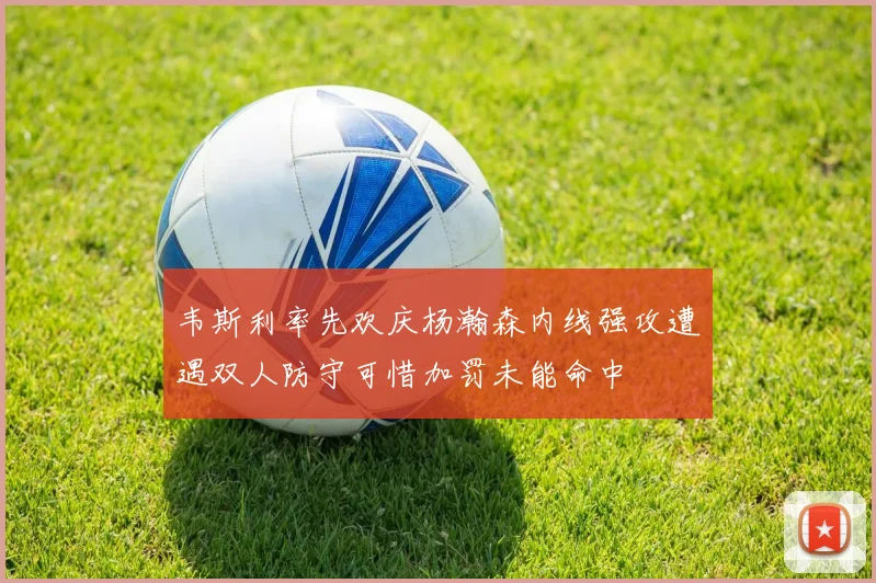 韦斯利率先欢庆杨瀚森内线强攻遭遇双人防守可惜加罚未能命中